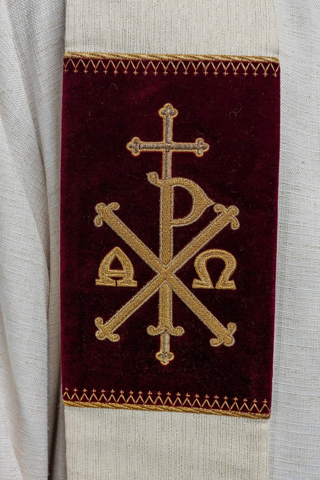 Stola avec Calice eucharistique brodé et PAX KST/090/05/42 - CHASUBLES.FR