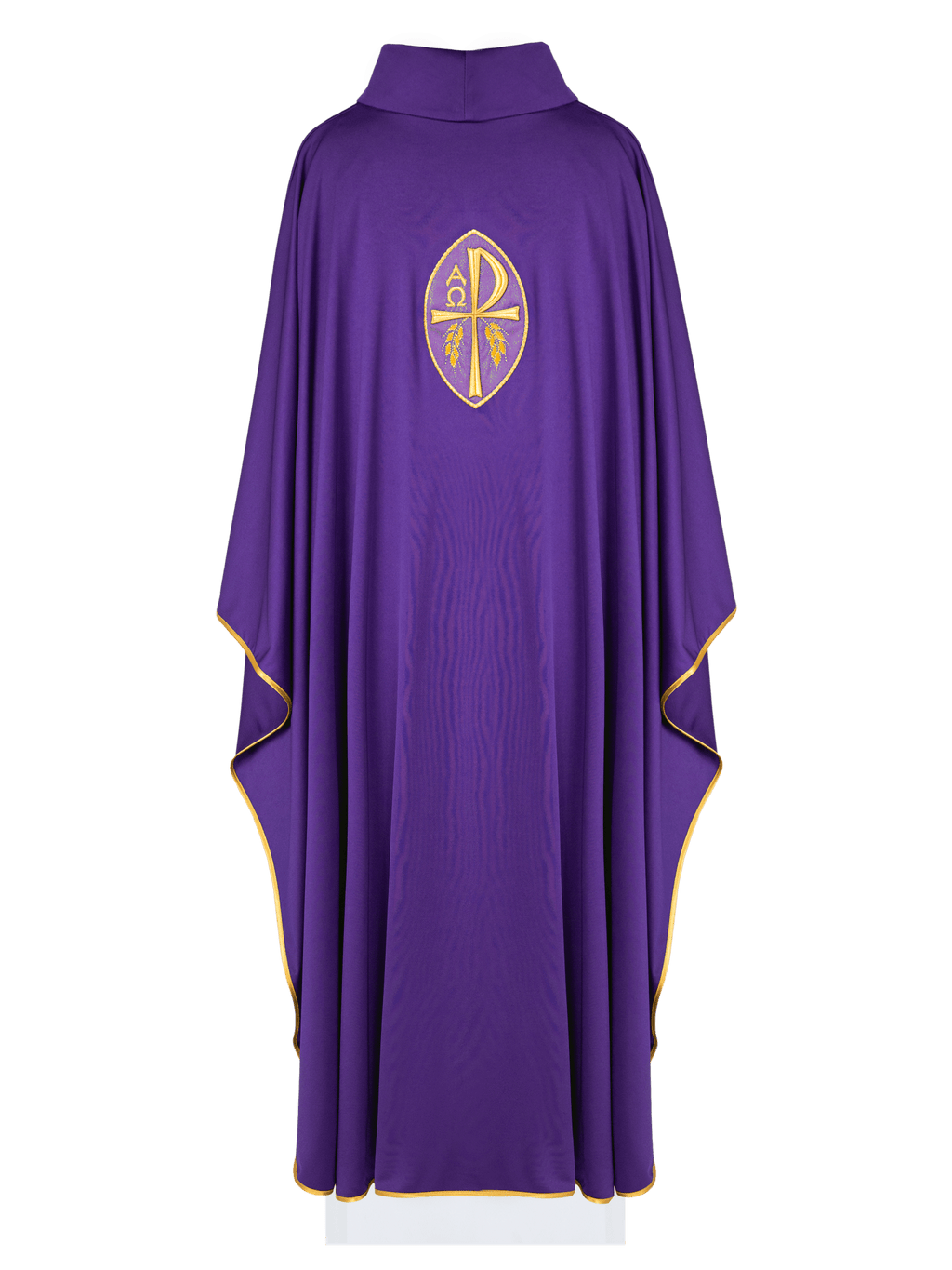 Violet chasuble PAX en tissu léger SACROLITE KOR/387/03/78 - CHASUBLES.FR