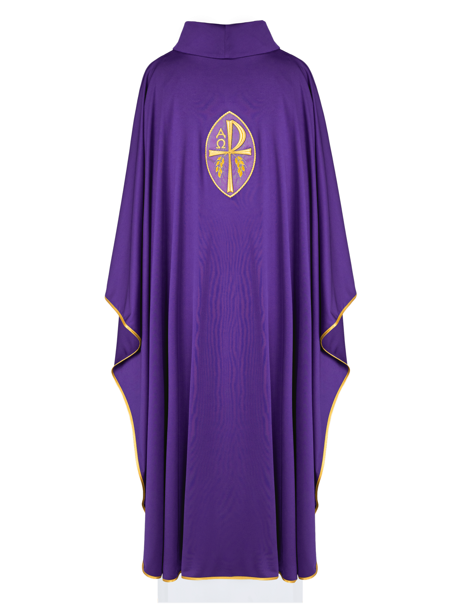 Violet chasuble PAX en tissu léger SACROLITE KOR/387/03/78 - CHASUBLES.FR
