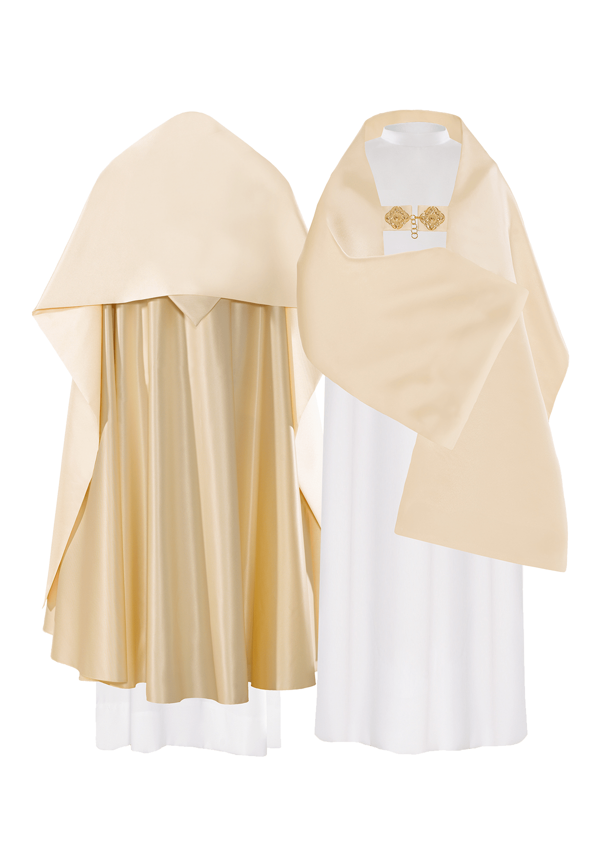 Voile lisse écru WELON GŁADKI 50*270/20 - CHASUBLES.FR
