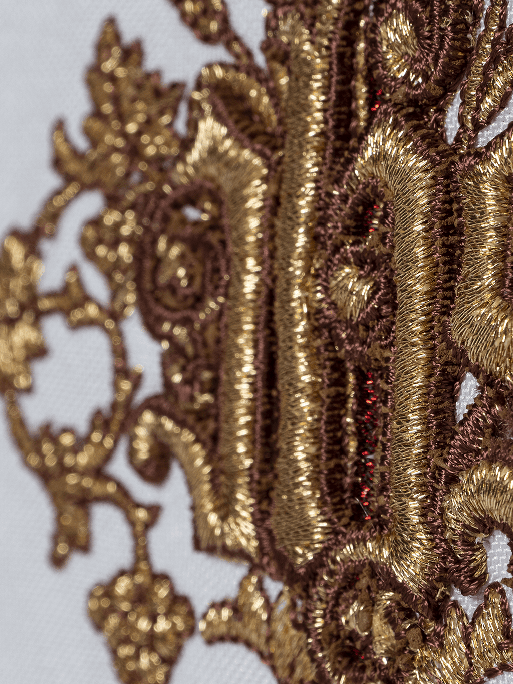 Voile pour le calice avec le symbole JHS KWB/015 50X50 - CHASUBLES.FR