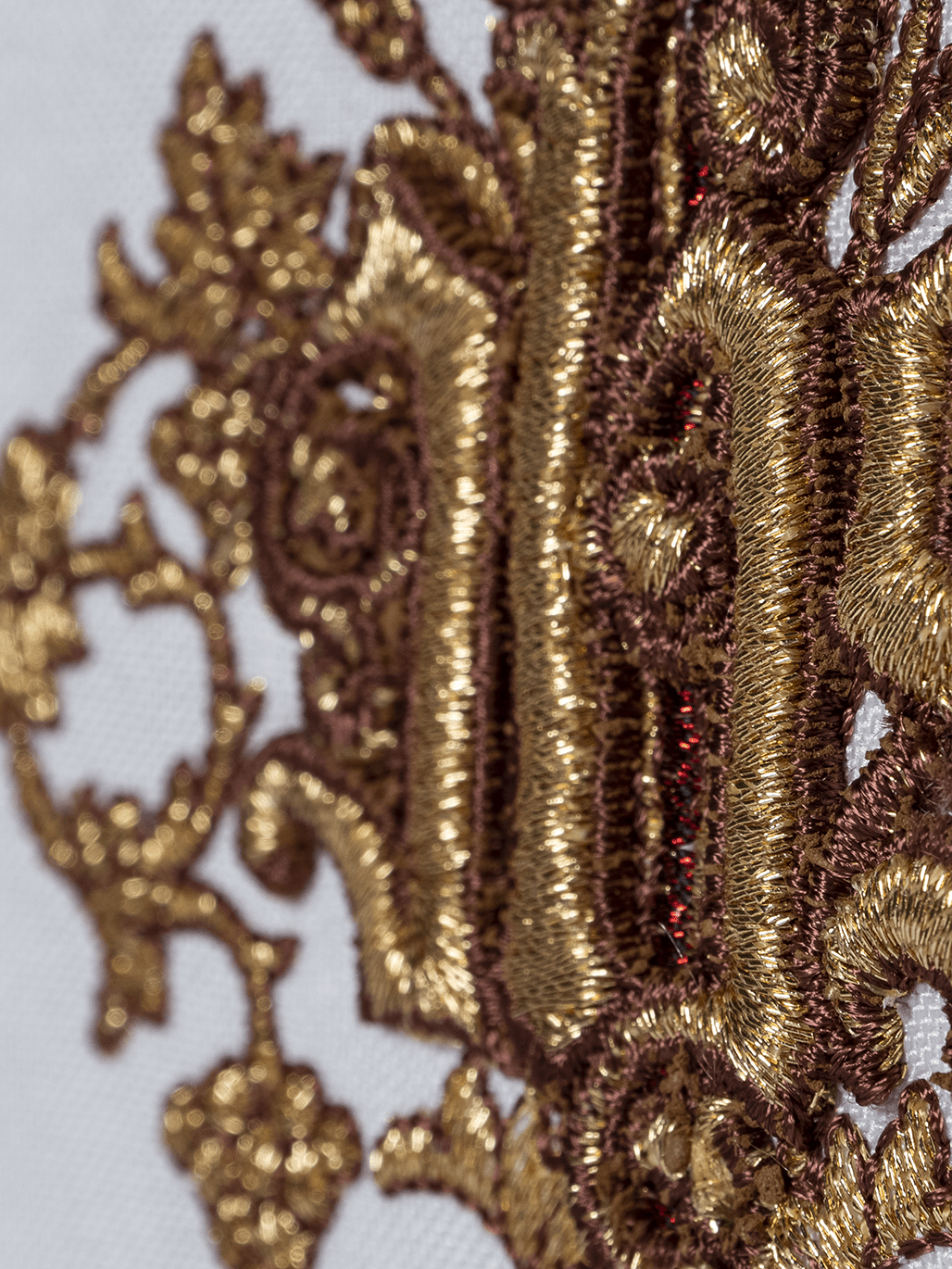 Voile pour le calice avec le symbole JHS KWB/015 50X50 - CHASUBLES.FR